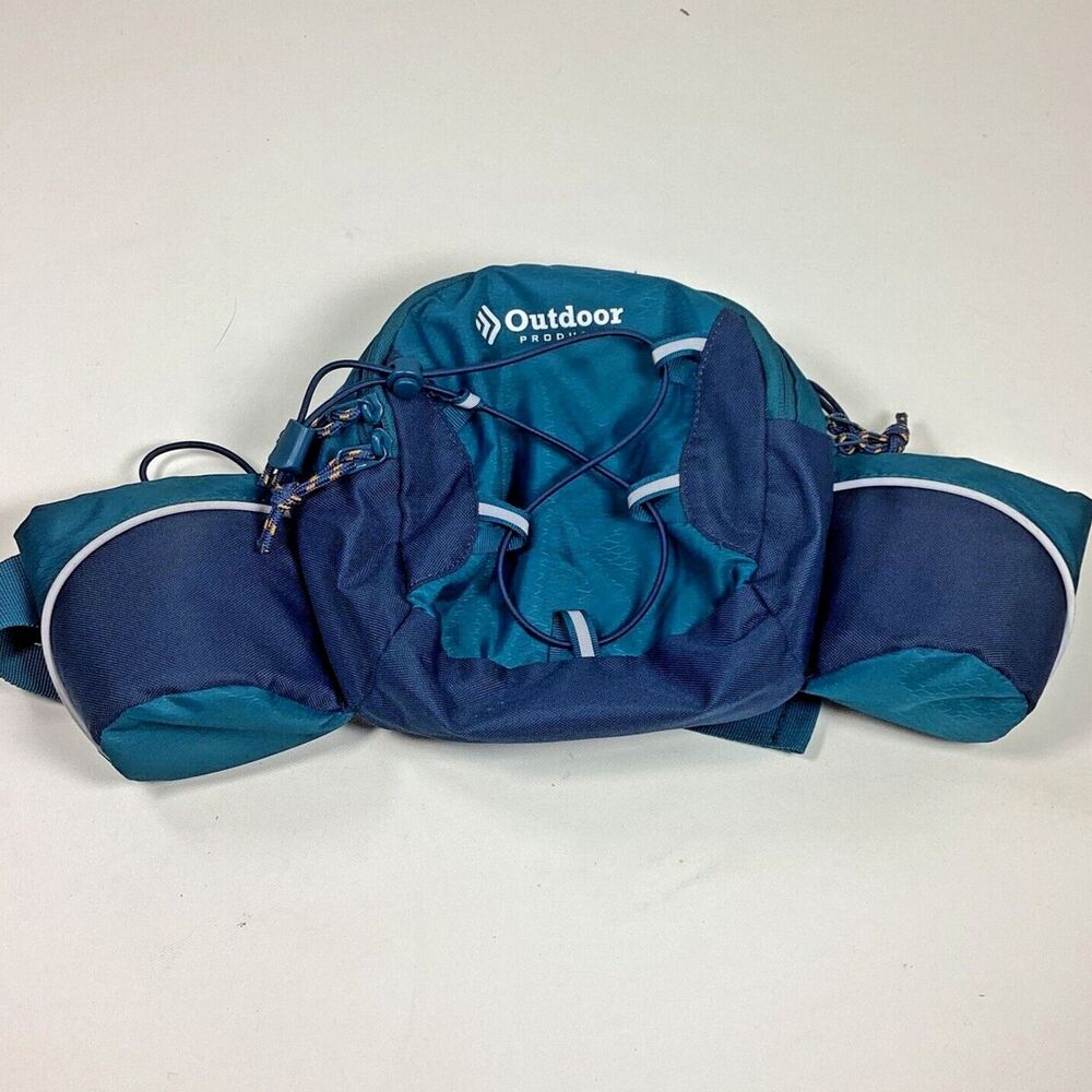 Teal and Navy Waist Pack